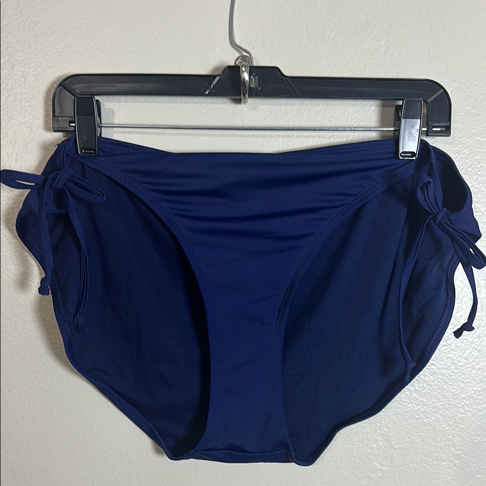 NEW‎ Peyton & Parker Navy Bikini Bottom with Side Ties